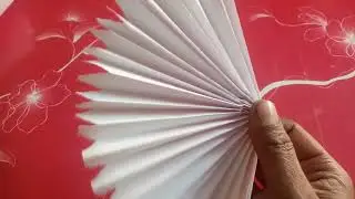 How to make a paper fan