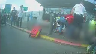 Helmet Footage: First moments after the deadly shooting attack at Ramat Junction in Jerusalem.