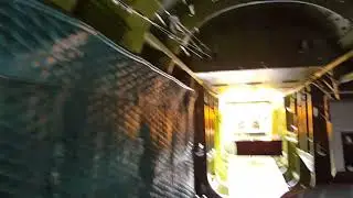 Looking inside the cargo hold of a b25 WW2 era bomber