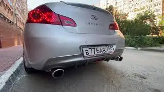 Infiniti G35 cold start HKS exhaust