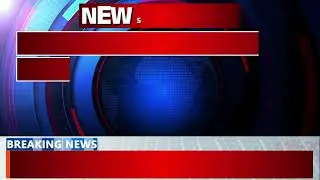 News Update Text Plate Green Screen