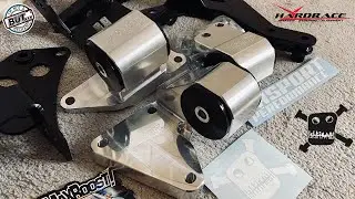 Крепления двигателя HASPORT EKK2 K SWAP и аксессуары HARDRACE | Сборка CIVIC K SWAP: ЧАСТЬ 12 [4K]
