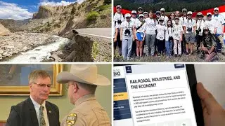 AROUND WYOMING: Yellowstone Northern Entrance, Railway System and Law Enforcement Appreciation!