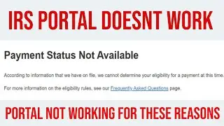 Get My Payment Status Not Available (STIMULUS UPDATE) | What It Means