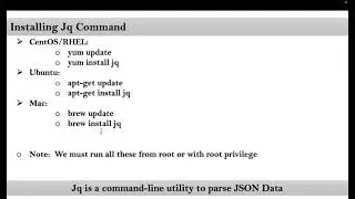 Jq Command Tutorials | Video-4 | Installation and Jq Command Usage Help | By NarendraP