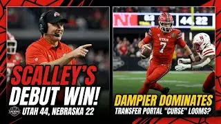 Utah vs. Nebraska 2025 Las Vegas Bowl: Devon Dampier Dominates in Scalley's Debut
