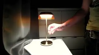 Lutris Monte-Carlo Cordless Table Lamp Video 2 Rigid Shade Sunset The Ritz Quality In My Opinion