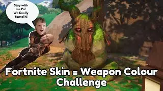 Fortnite Color Challenge: Only Using Weapons Matching Our Skins! (2 Rare Earth Sprite Encounters!)