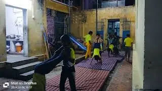 hand stand walk with our tg students