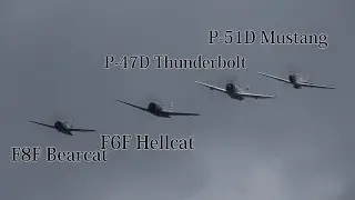 Victory in Japan Day - P-51, P-47, F6F, F8F