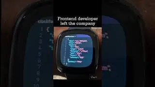 Frontend developer left the company😅 #frontend #backend #code #programmer #developer #funny #memes
