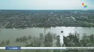 France: Town of Langon on high alert after Garonne River overflows