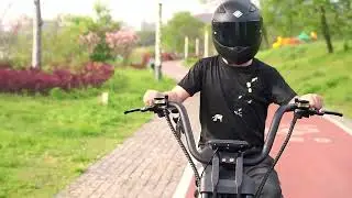 high speed 25-60km/h fat tire electric scooter citycoco scrooser