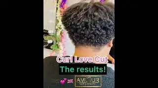 Curl Love Cut, The Results 2022. #Shorts