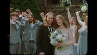 Vintage Wedding Video Feels Straight from the Family Archives // Van Dusen Mansion //Ashley & Tyler
