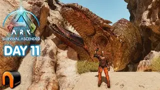 EASY TAMING A GIGA! Ark Survival Ascended Island DAY 11 LIVE!