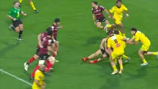 TOP 14 - Essai de Ange CAPUOZZO (ST) - Stade Toulousain - Stade Rochelais
