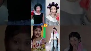 Color Mixing Challenge &hearts;️😍 || Sneha 🆚 Simpal Kharel 🆚 bristi 🆚 Sharda || #stamp #trend #colormixing