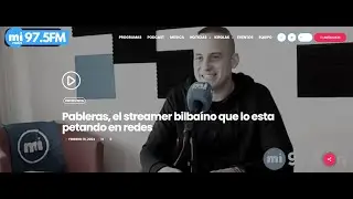 ENTREVISTA A PABLERAS EN MI RADIO 97.5 FM