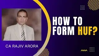 How to form an HUF?