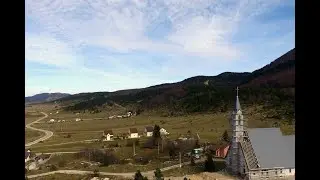 POSTAVLJANJE ZVONA  I KUPOLE NA NOVOJ CRKVI NA RISOVCU
