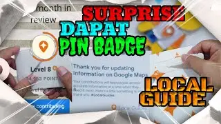 Surprise Dapat Pin Badge Local Guide @googlemaps #shorts