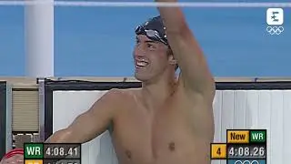 Atene 2004 - Michael Phelps Prima medaglia d'oro in assoluto - finale individuale 400m misti