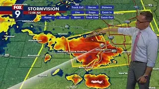 Tracking strong storms moving into Twin Cities metro