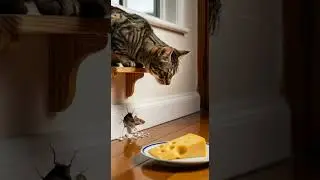 The Cats Shocking Trap&hellip; Will the Mouse Escape in Time #catvideos #mousehunt #pets