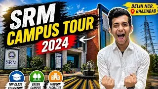 SRM Campus Tour 2024 🏣|| Delhi NCR, Ghaziabad