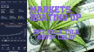 $1000 Trading Challenge Update (October 12th, 2020) - SPY NKLA TSLA HRVSF CRLBF