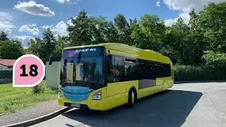 TIME LAPSE Ligne 18 | DK'Bus