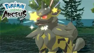 Shiny Alpha Hisuian Arcanine - Pok&eacute;mon Legends Arceus