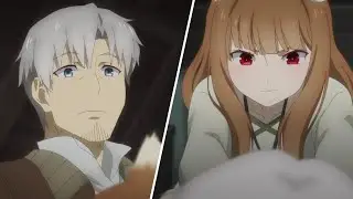 Tender moments between Lawrence and Holo | Ookami to Koushinryou