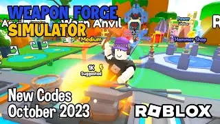 Roblox Weapon Forge Simulator New Codes October 2023