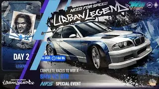 Urban Legend &ndash; Day 2 LEGEND | 2001 BMW M3 GTR (E46) | NFS No Limits