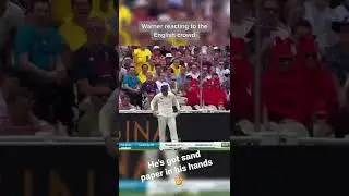 he's got sand paper in his hands ✋#viral #viralshorts #cricket #warner #shorts