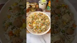 Healthy Vegetable Fried Rice😍 #shorts #pulao #trending