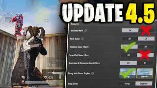 New Update 4.5 Best Settings & Sensitivity to Improve Headshots and Hip-Fire ✅❌ | PUBG MOBILE / BGMI