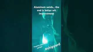 Practicing aluminum&hellip; now just need the judges on here #shipyard #welding #oahu #hawaii #aluminium