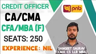 Freshers CA, CMA, CFA, MBA (Finance) Vacancies in PNB (Govt./PSU/PSB)