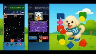 Puppy Combo Drop! Play My New Game Early! 🐶🎮 Become a User on Google Play