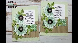 Stampin' Up! Painted Harvest Paper and Ink Card Class August 2019 1 of 4 Kitchen Table Stamper