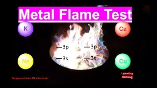 Metal Identification Flame Test, Potassium Lilac, Sodium Golden-Yellow,  Electronic Configuration