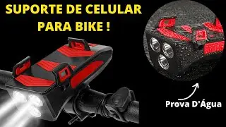 SUPORTE de Celular para Bike: (BONITO, RESISTENTE e SEGURO)
