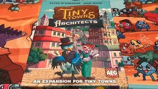 Tiny towns Architects unboxing