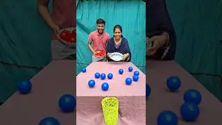 Amazing ball pouring family challenge #shrot #game