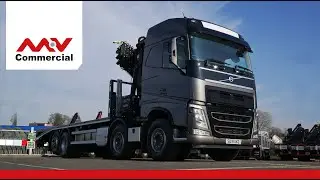MV Commercial Volvo FH 460 8x2 Rear Lift and Steer Cheesewedge with HIAB X-HiPro 418 EP-5 Crane