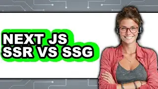 Next.js SSR vs. SSG - Comparison
