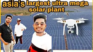 solar power plant rewa mp || drone view || solar plant gurh